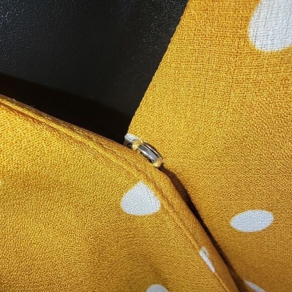 Honey Punch polka-dot blouson wrap top shirt size 3x - Picture 4 of 6